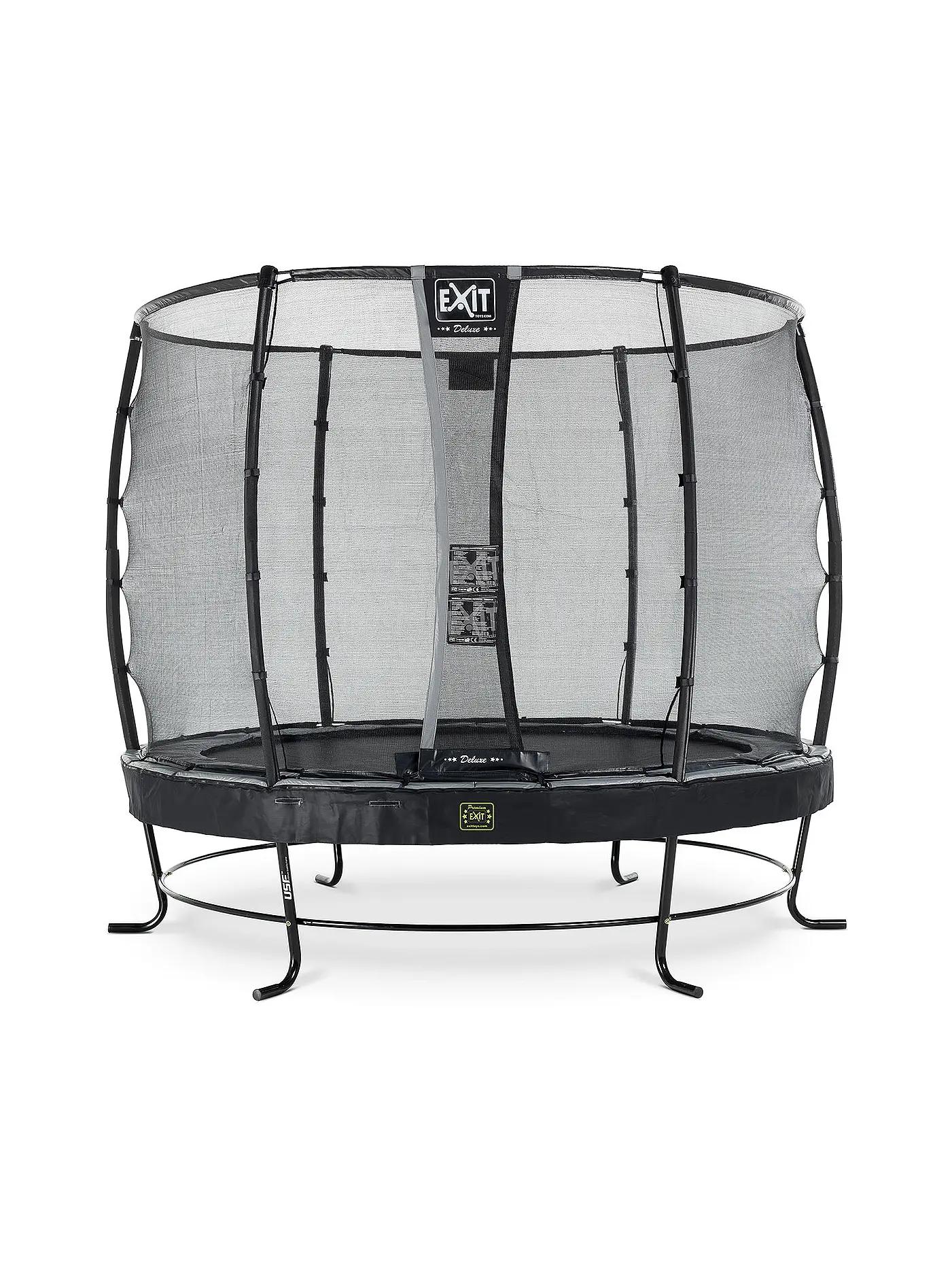 EXIT TOYS | Elegant Premium Trampolin 305cm mit Deluxe Sicherheitsnetz | 